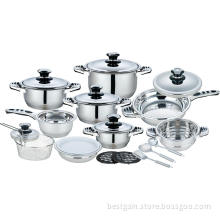 21 Pieces Cookware Set with Fish Shape Handles